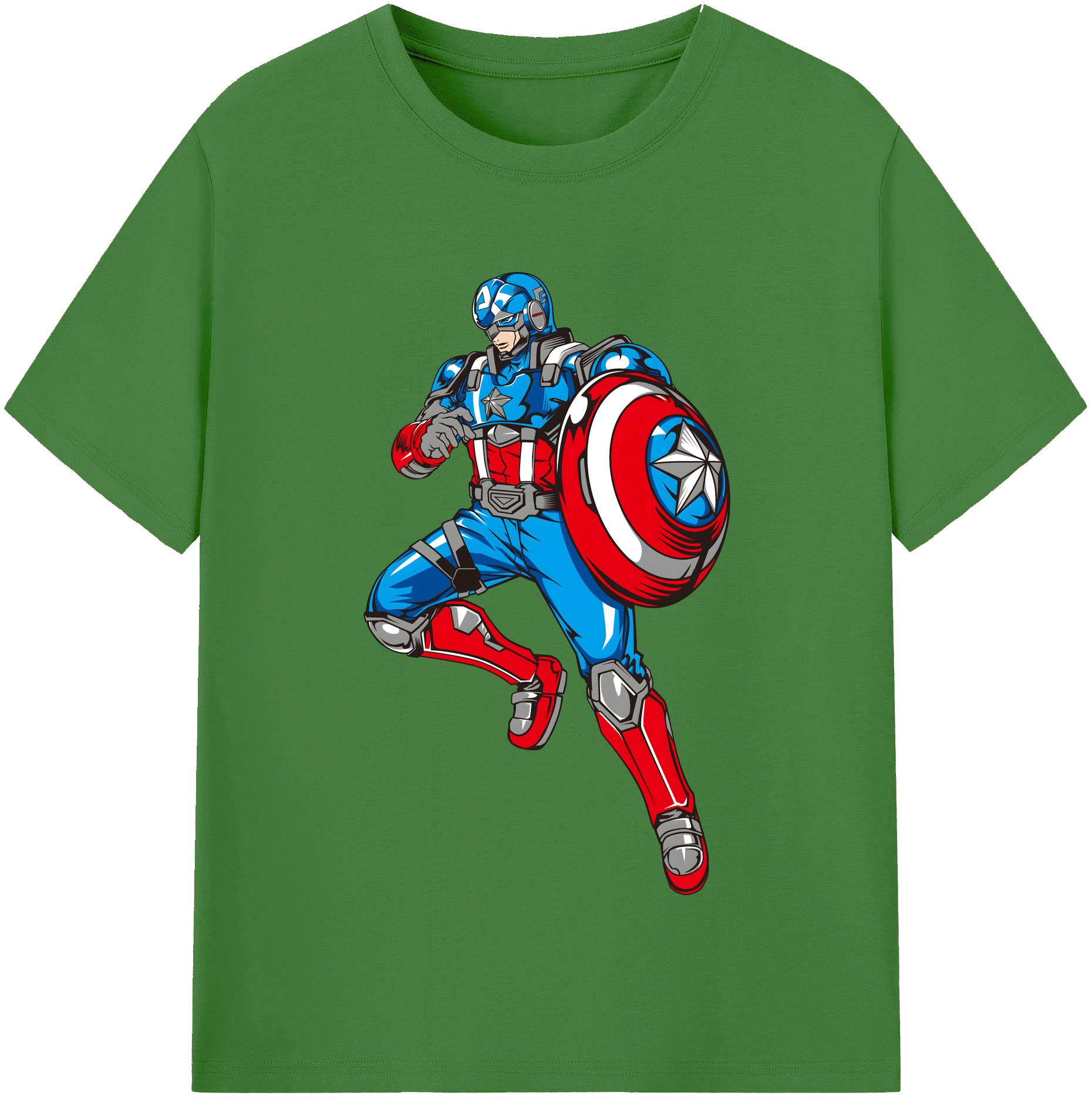 （画像用） アベンジャーズ The Avengers レディースカジュアルプリントTシャツ（綿100％）